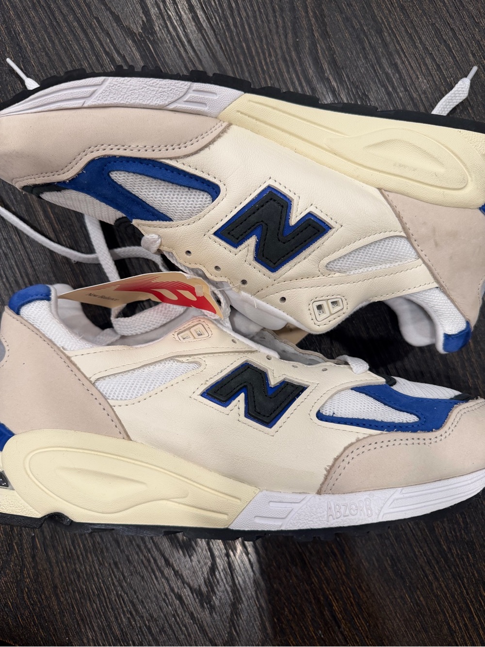 New Balance Teddy Santis x 990v2 Made in USA White Blue men’s 10